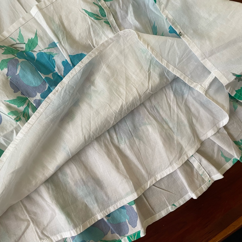 *NWT* J. Crew Printed V-Neck Smocked Midi Dress w/ Pockets, Tiered Swing Dress - Picture 12 of 14